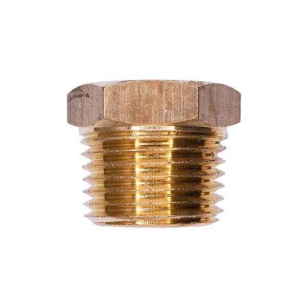 Auveco No. 298 Brass Hex Head Plug 1/2