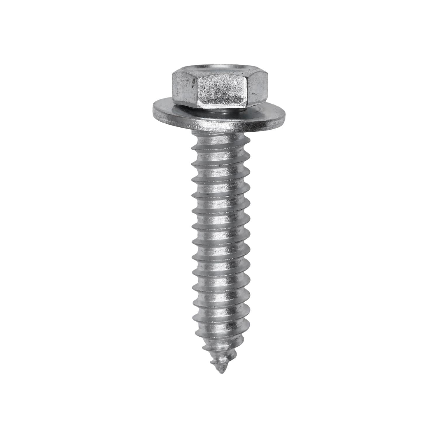 Auveco No. 2996 5/16" X 1-1/2" Hex Head SEMS Tapping Screw Zinc, Quantity - 100