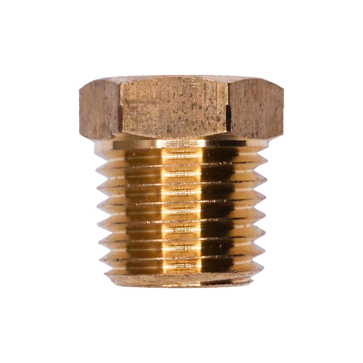 Auveco No. 299 Brass Bushing 1/4" External Thread 1/8" Internal Thread, Quantity - 5