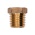 Auveco No. 299 Brass Bushing 1/4" External Thread 1/8" Internal Thread, Quantity - 5