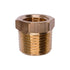 Auveco No. 301 Brass Bushing 3/8" External Thread 1/4" Internal Thread, Quantity - 5