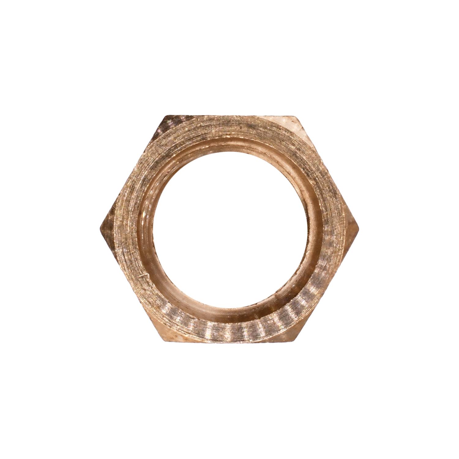 Auveco No. 301 Brass Bushing 3/8" External Thread 1/4" Internal Thread, Quantity - 5