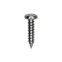 Auveco No. 3022 4 X 1/2" Slotted Pan Head Tapping Screw Zinc, Quantity - 100