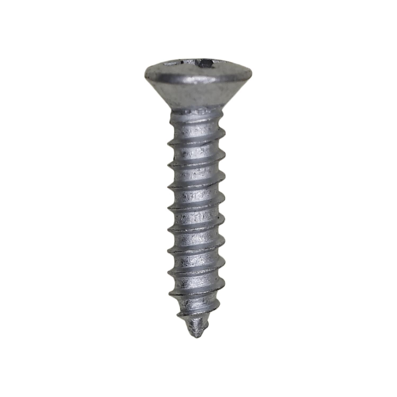 Auveco No. 3063 4 X 1/2" Phillips Oval Head Tapping Screw Zinc, Quantity - 100