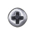 Auveco No. 3063 4 X 1/2" Phillips Oval Head Tapping Screw Zinc, Quantity - 100