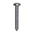 Auveco No. 3074 4 X 3/4" Phillips Pan Head Tapping Screw Zinc, Quantity - 100