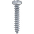 Auveco No. 3079 #8 X 1" Phillips Pan Head Tapping Screw Zinc, Quantity - 100