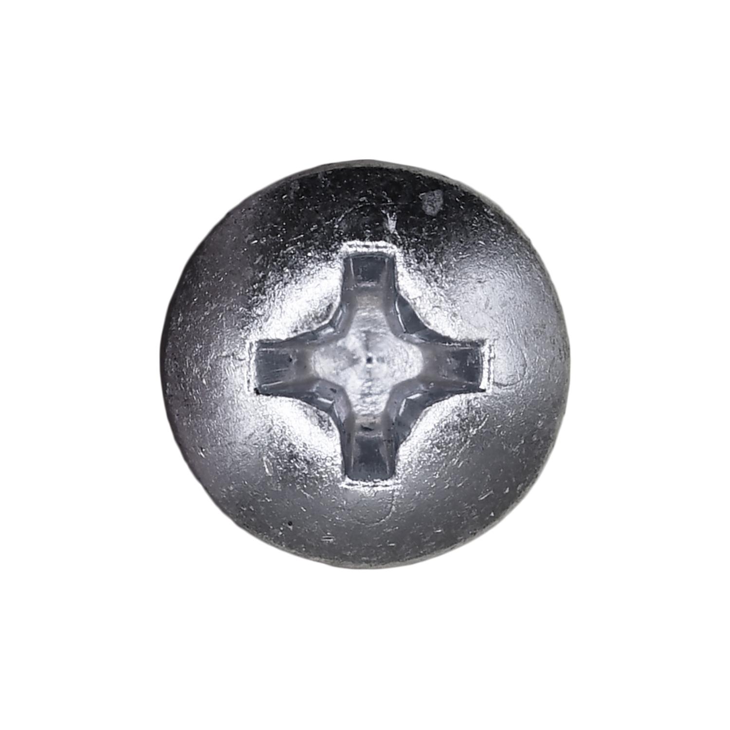 Auveco No. 3081 8 X 1-1/2" Phillips Pan Head Tapping Screw Zinc, Quantity - 100