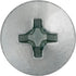Auveco No. 3082 #10 X 1" Phillips Pan Head Tapping Screw Zinc, Quantity - 100