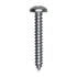 Auveco No. 3083 #10 X 1-1/4" Phillips Pan Head Tapping Screw Zinc, Quantity - 100
