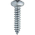 Auveco No. 3086 12 X 1" Phillips Pan Head Tapping Screw Zinc, Quantity - 100