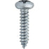 Auveco # 3086 12 X 1" Phillips Pan Head Tapping Screw Zinc. Qty 100.