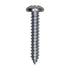Auveco # 3087 12 X 1-1/4" Phillips Pan Head Tapping Screw Zinc. Qty 100.