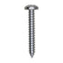 Auveco # 3088 12 X 1-1/2" Phillips Pan Head Tapping Screw Zinc. Qty 100.