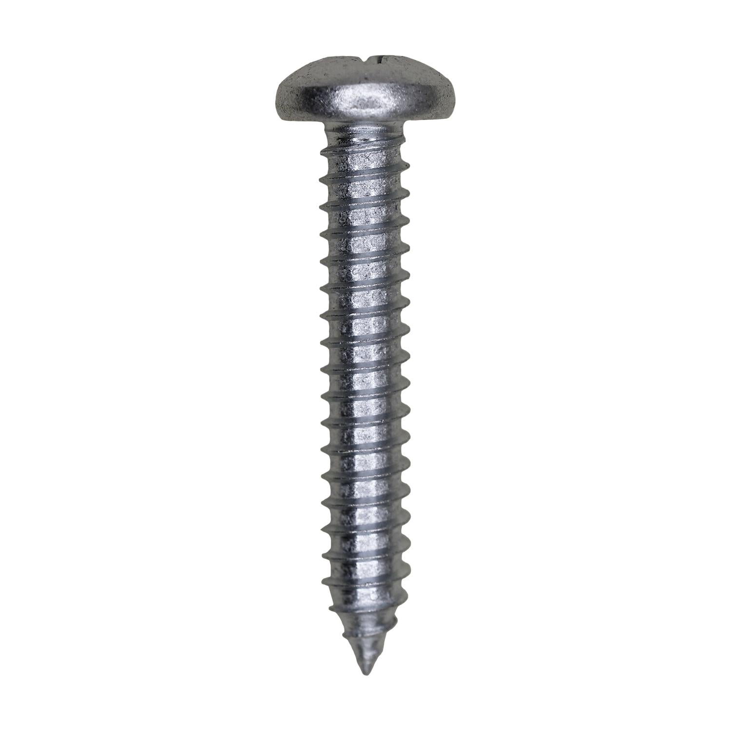 Auveco No. 3093 14 X 1-1/2" Phillips Pan Head Tapping Screw Zinc, Quantity - 100