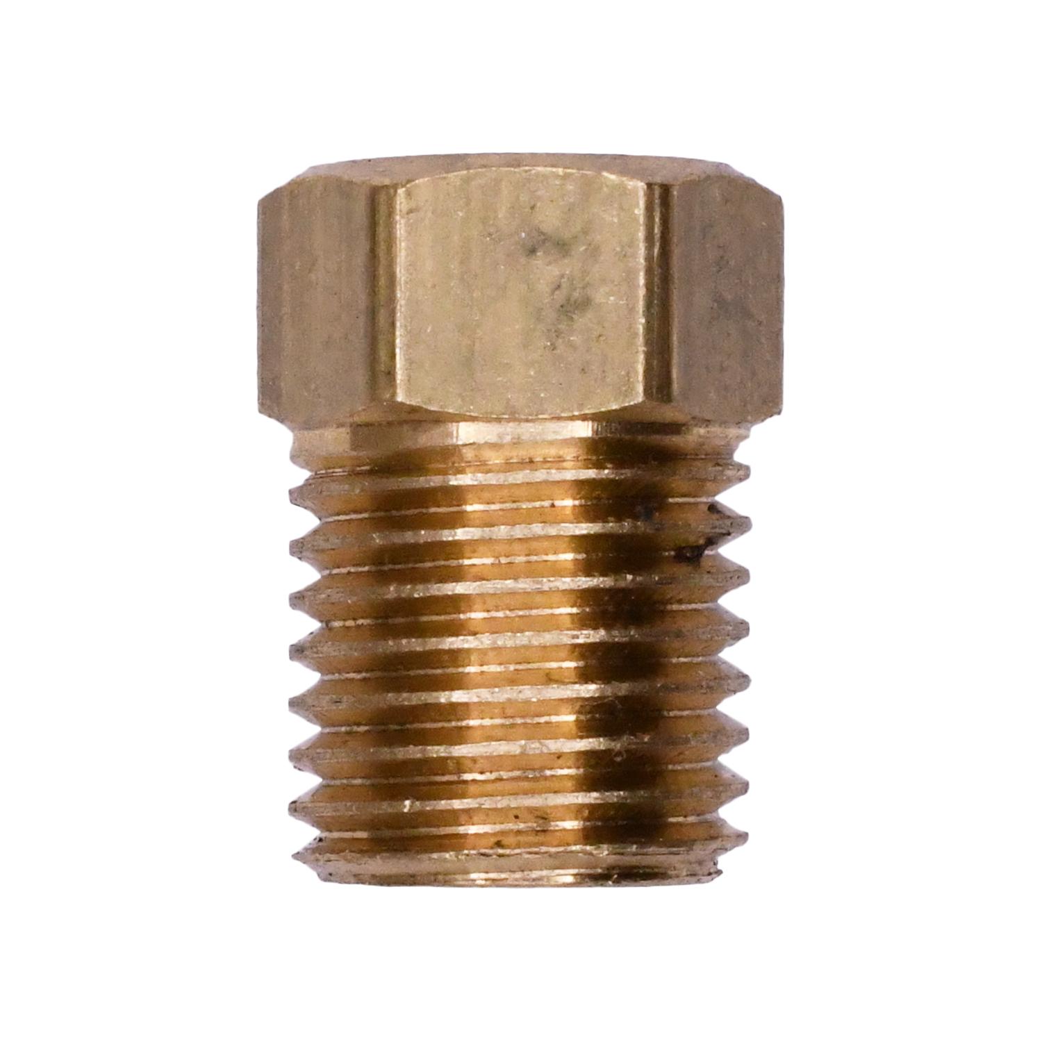Auveco No. 30 Inverted Nut Brass 3/16" Tube Size, Quantity - 10