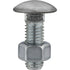 Auveco # 3102 1/2"-13 X 1-1/2" Stainless Steel Capped Round Head Bumper Bolts With Hex Nuts. Qty 10.