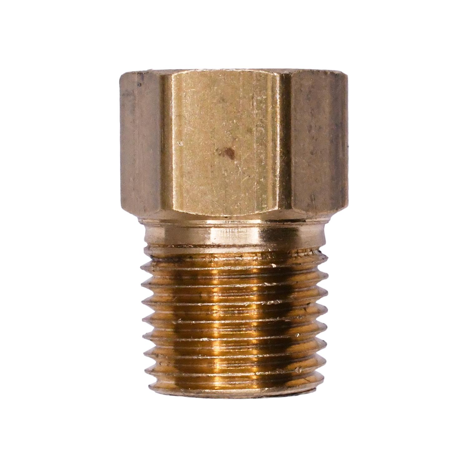 Auveco No. 31 Inverted Nut Brass 1/4" Tube Size, Quantity - 10