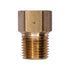 Auveco No. 31 Inverted Nut Brass 1/4" Tube Size, Quantity - 10