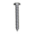 Auveco # 3211 14 X 1" 3/4" Phillips Pan Head Tapping Screw Zinc. Qty 100.