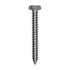 Auveco No. 3215 10 X 1-1/2" Indented Hex Head Tapping Screw Zinc, Quantity - 100