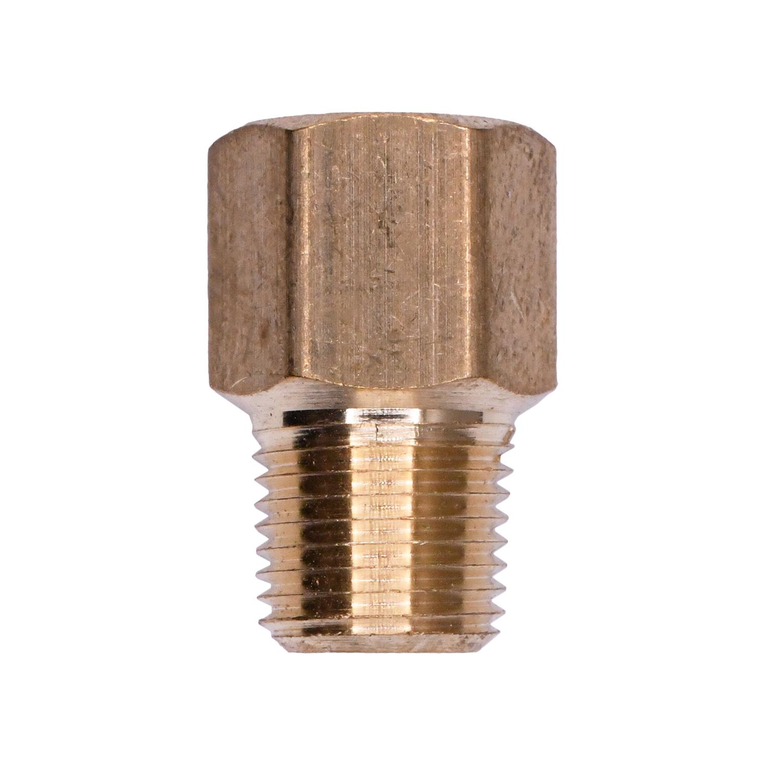 Auveco # 325 Brass Pipe Adapter 1/8" Female 1/8" Male. Qty 5.