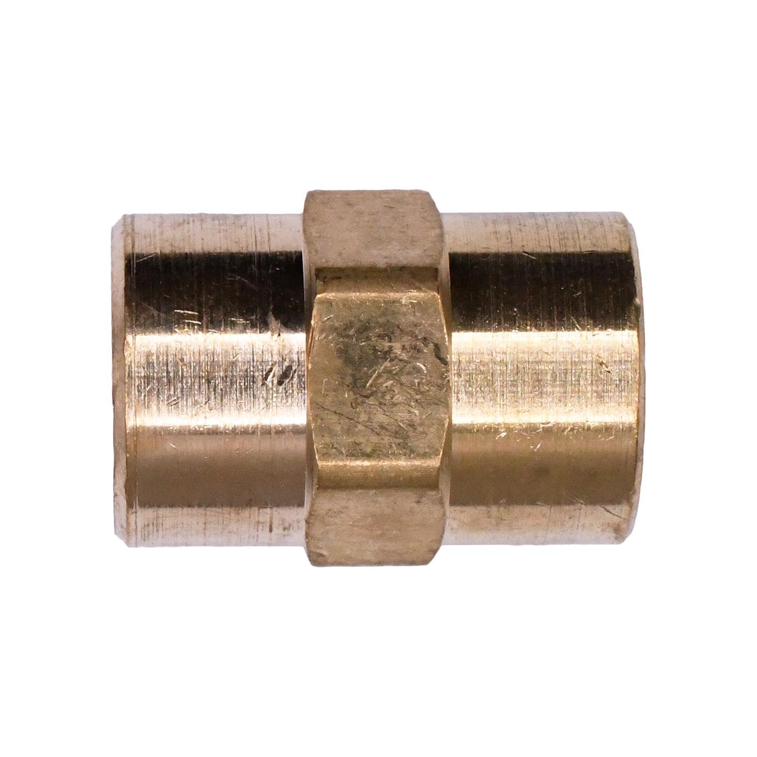 Auveco No. 331 Brass Coupling 1/8" Pipe Thread, Quantity - 5