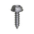 Auveco No. 3368 6 X 1/2" Slotted Hex Washer Head Tapping Screw Zinc, Quantity - 100