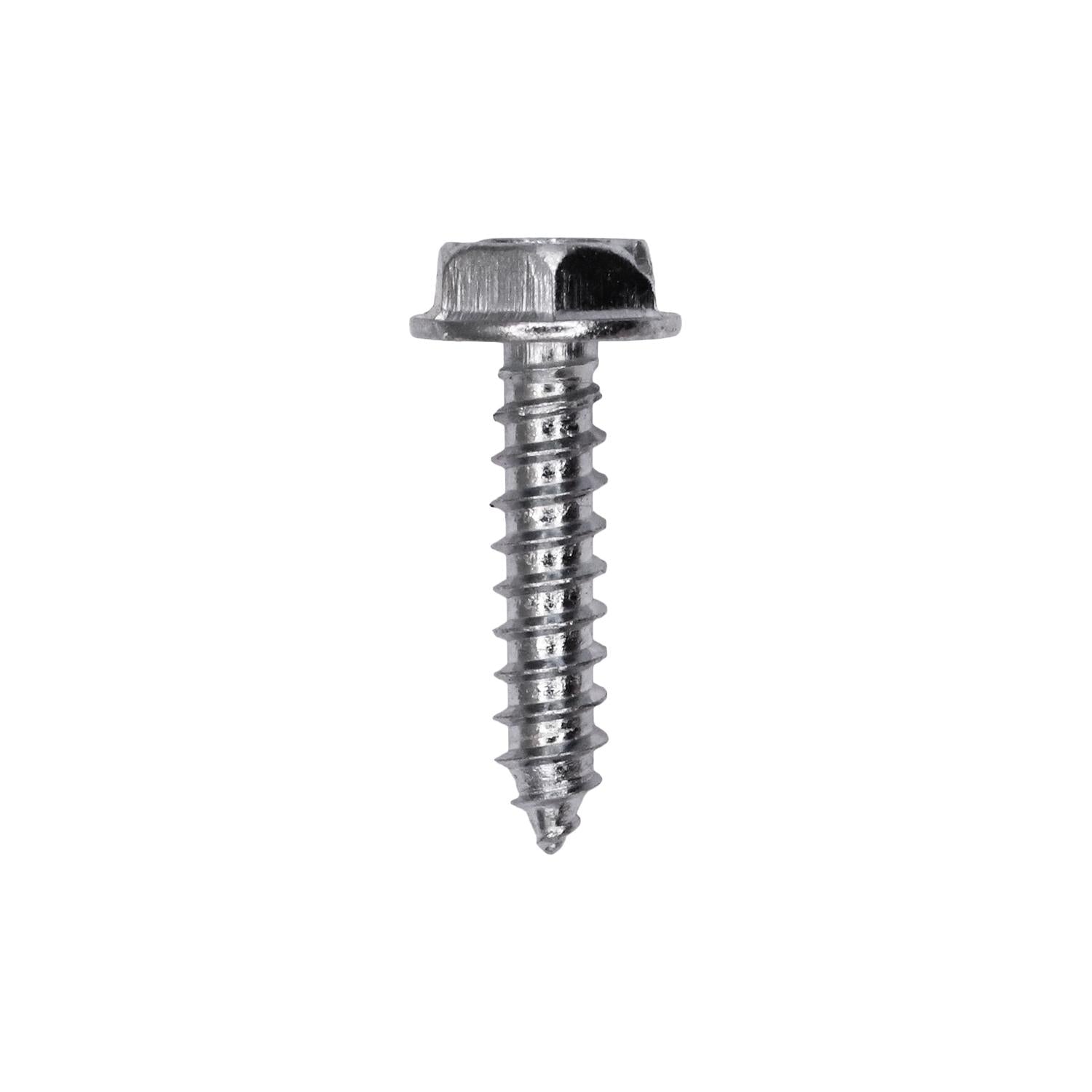 Auveco # 3369 6 X 5/8" Slotted Hex Washer Head Tapping Screw Zinc. Qty 100.