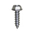 Auveco No. 3375 8 X 5/8" Slotted Hex Washer Head Tapping Screw Zinc, Quantity - 100