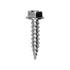 Auveco No. 3376 8 X 3/4" Slotted Hex Washer Head Tapping Screw Zinc, Quantity - 100