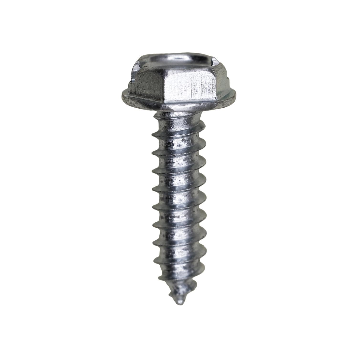 Auveco No. 3383 10 X 3/4" Slotted Hex Washer Head Tapping Screw Zinc, Quantity - 100