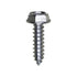 Auveco No. 3383 10 X 3/4" Slotted Hex Washer Head Tapping Screw Zinc, Quantity - 100