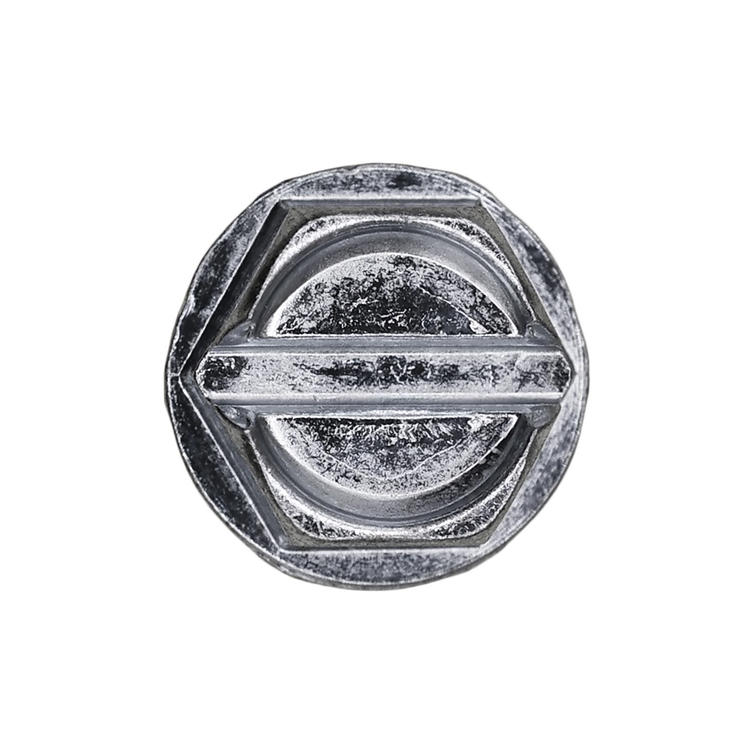 Auveco No. 3383 10 X 3/4" Slotted Hex Washer Head Tapping Screw Zinc, Quantity - 100