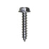 Auveco No. 3385 10 X 1" Slotted Hex Washer Head Tapping Screw Zinc, Quantity - 100