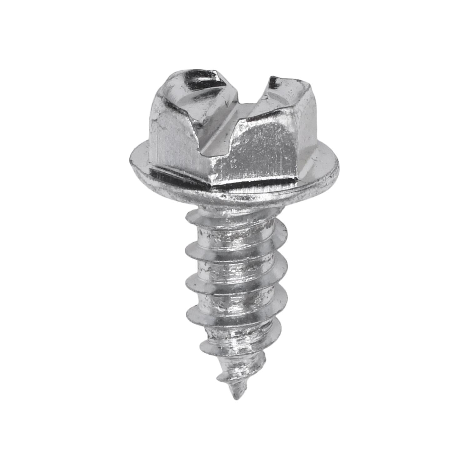 Auveco No. 3388 12 X 1/2" Slotted Hex Washer Head Tapping Screw Zinc, Quantity - 100
