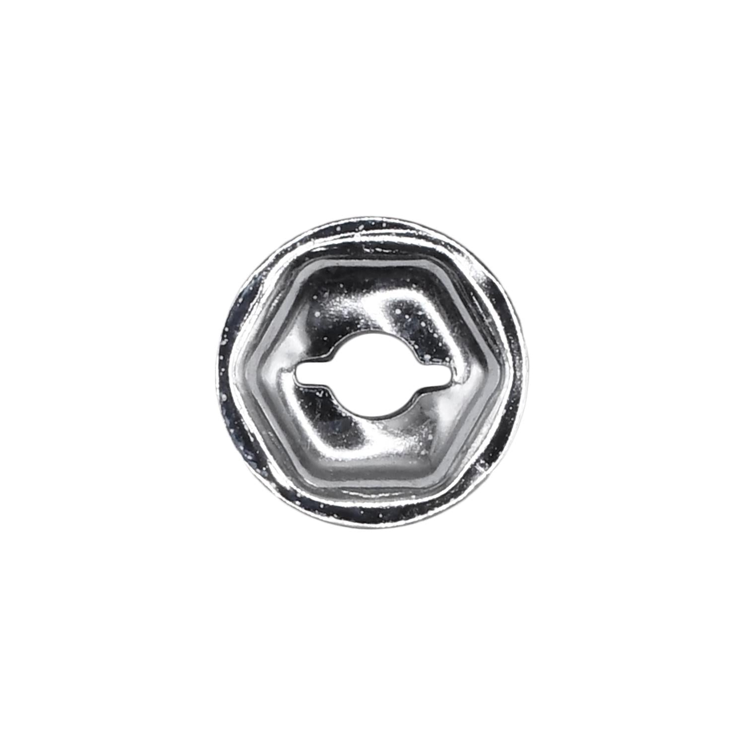 Auveco # 3403 Thread Cutting Nut 1/8" Stud Size 7/16" Washer Diameter Qty 200.