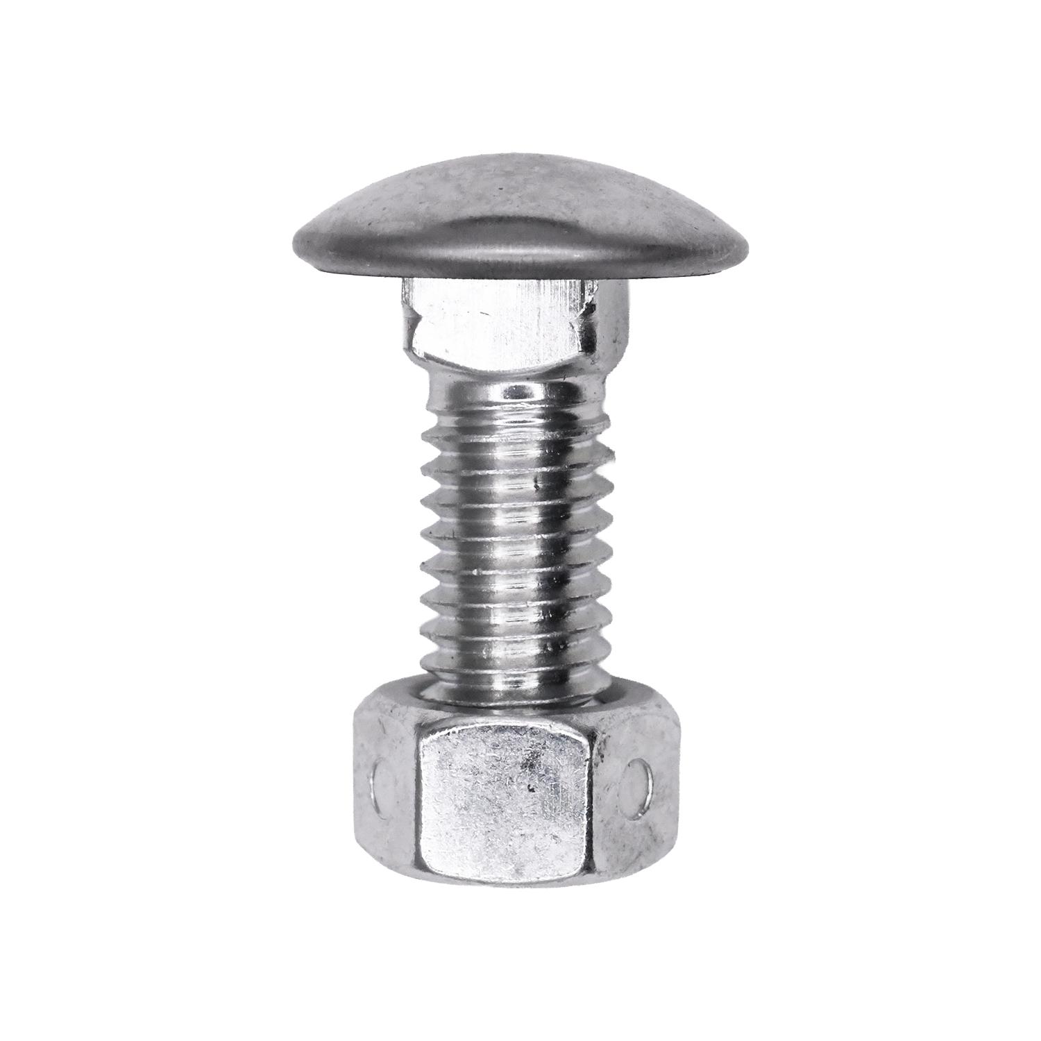 Auveco No. 3432 Bumper Bolt & Lock Nut 3/8"-16 X 7/8, Quantity - 25