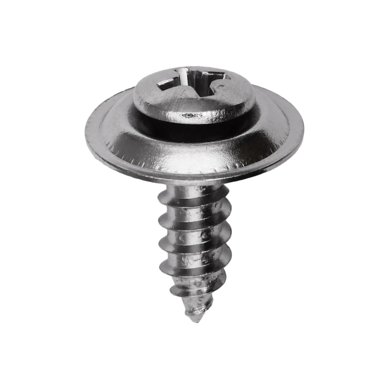 Auveco No. 3465 10 X 5/8" #8 Head Phillips Oval Head SEMS Washer Tapping Screw, Quantity - 100