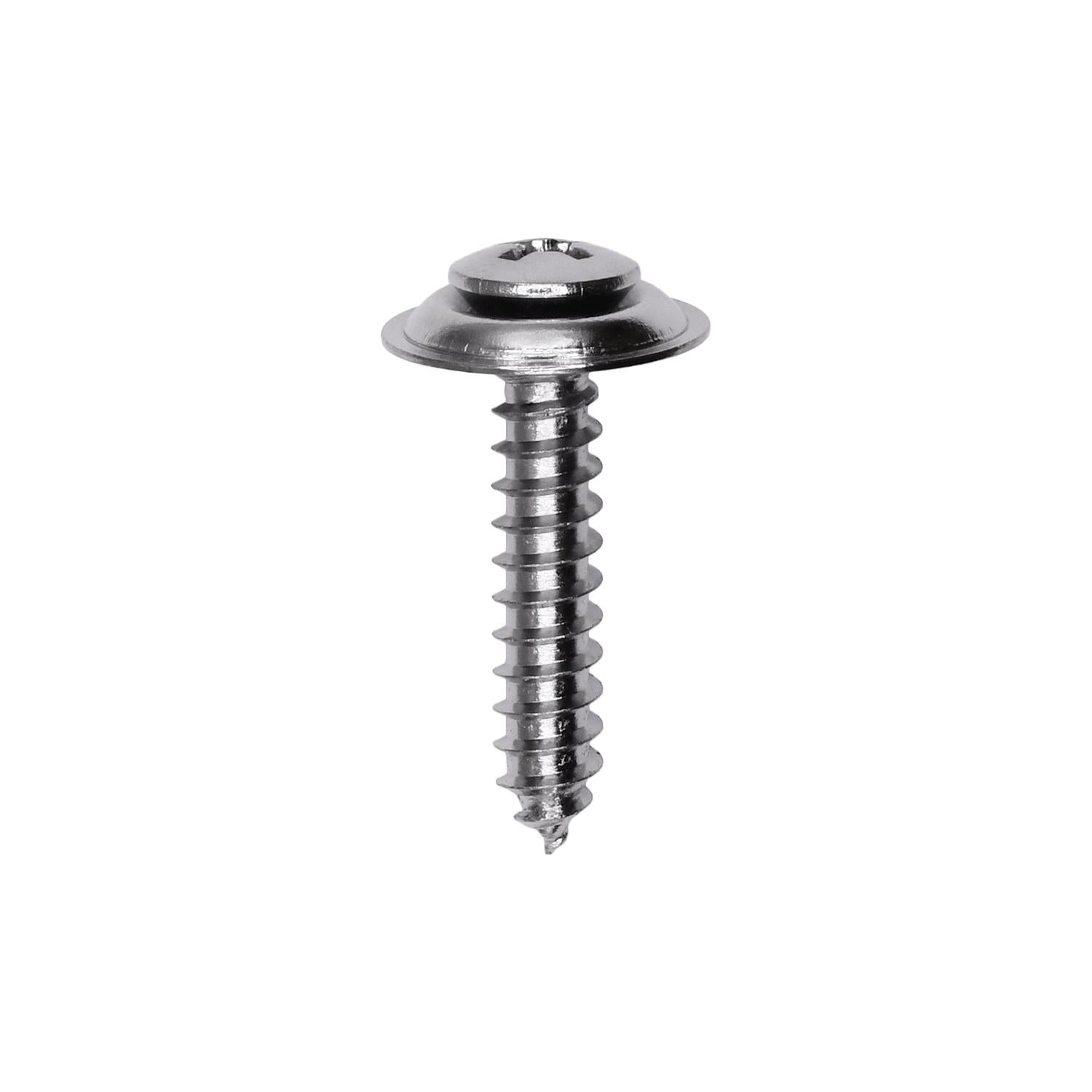 Auveco No. 3467 10 X 1" #8 Head Phillips Oval Head SEMS Washer Tap Scrw, Quantity - 100