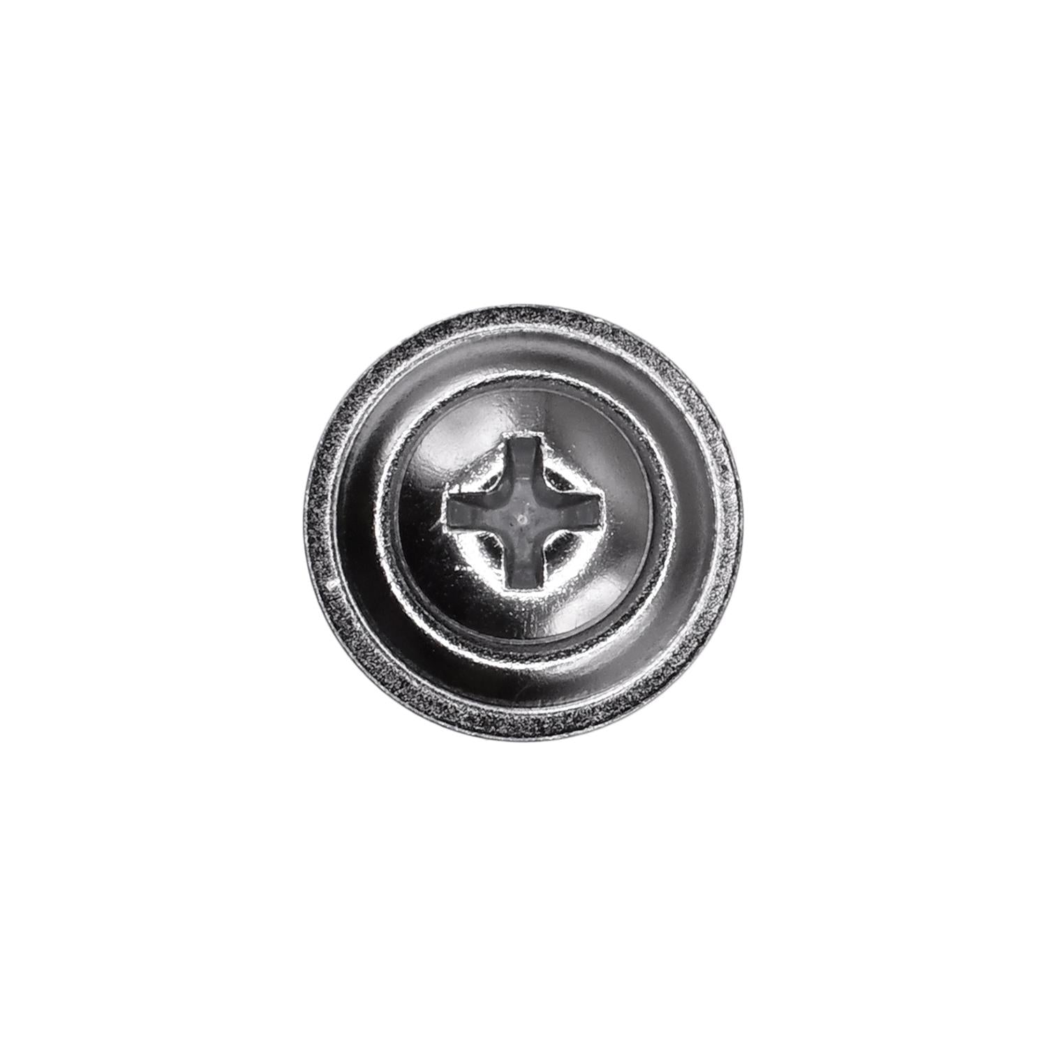 Auveco No. 3467 10 X 1" #8 Head Phillips Oval Head SEMS Washer Tap Scrw, Quantity - 100