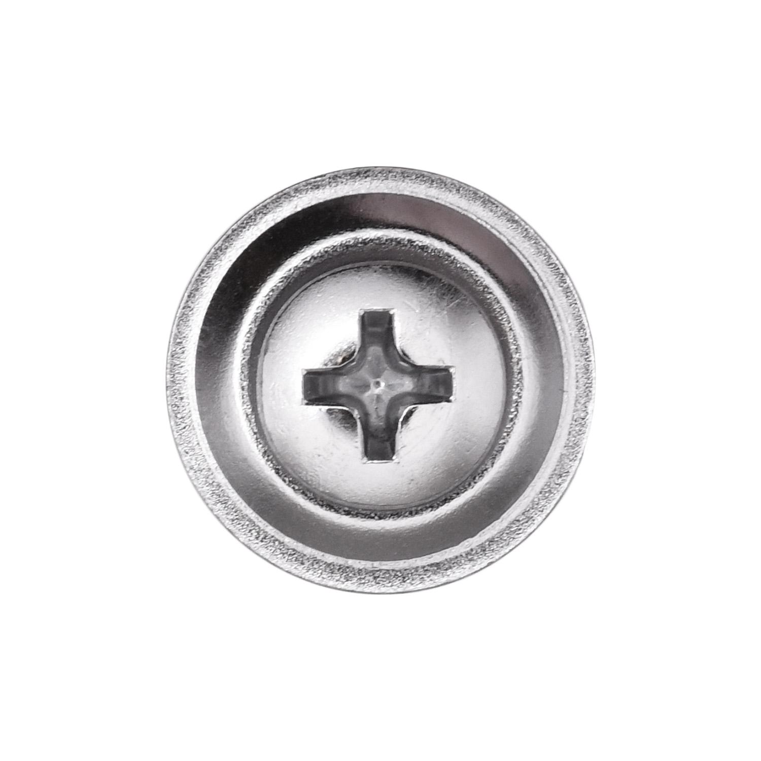 Auveco No. 3468 10 X 1-1/4" #8 Head Phillips Oval Head SEMS Washer Tap Scrw, Quantity - 100