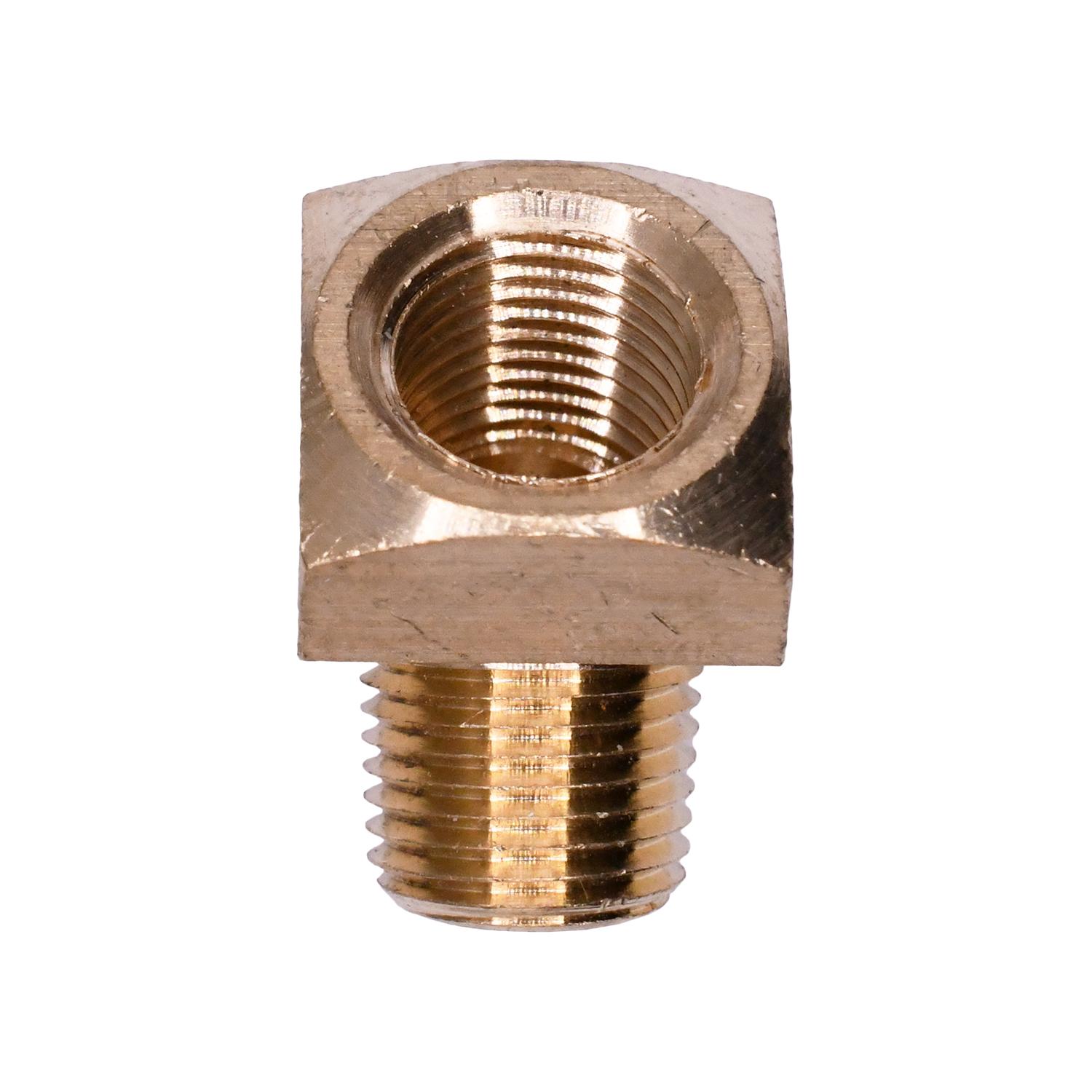Auveco # 347. 45 Degree Brass Street Elbow 1/8" Pipe. Qty 5.