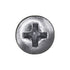 Auveco No. 3484 8 X 3/8" Phillips Oval Head Tapping Screw Zinc, Quantity - 100