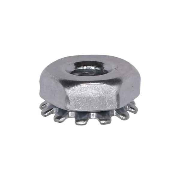 Auveco No. 3492 6-32 Hex Keps Nut Zinc, Quantity - 100