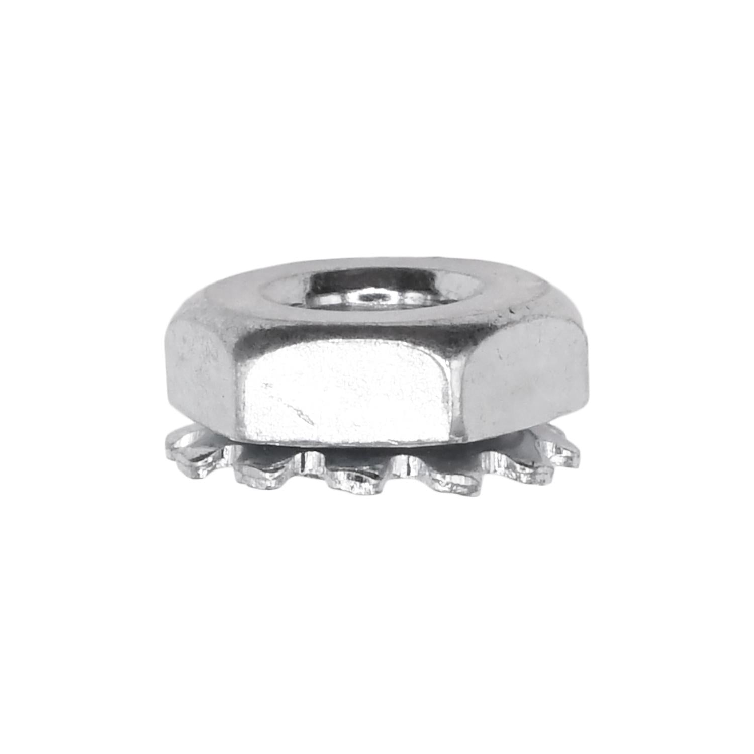 Auveco No. 3494 10-24 Hex Keps Nuts Zinc, Quantity - 100