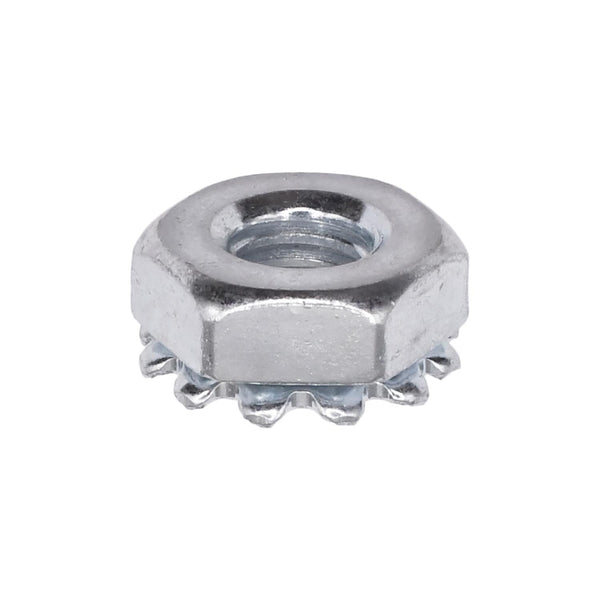 Auveco No. 3495 10-32 Hex Keps Nuts Zinc, Quantity - 100