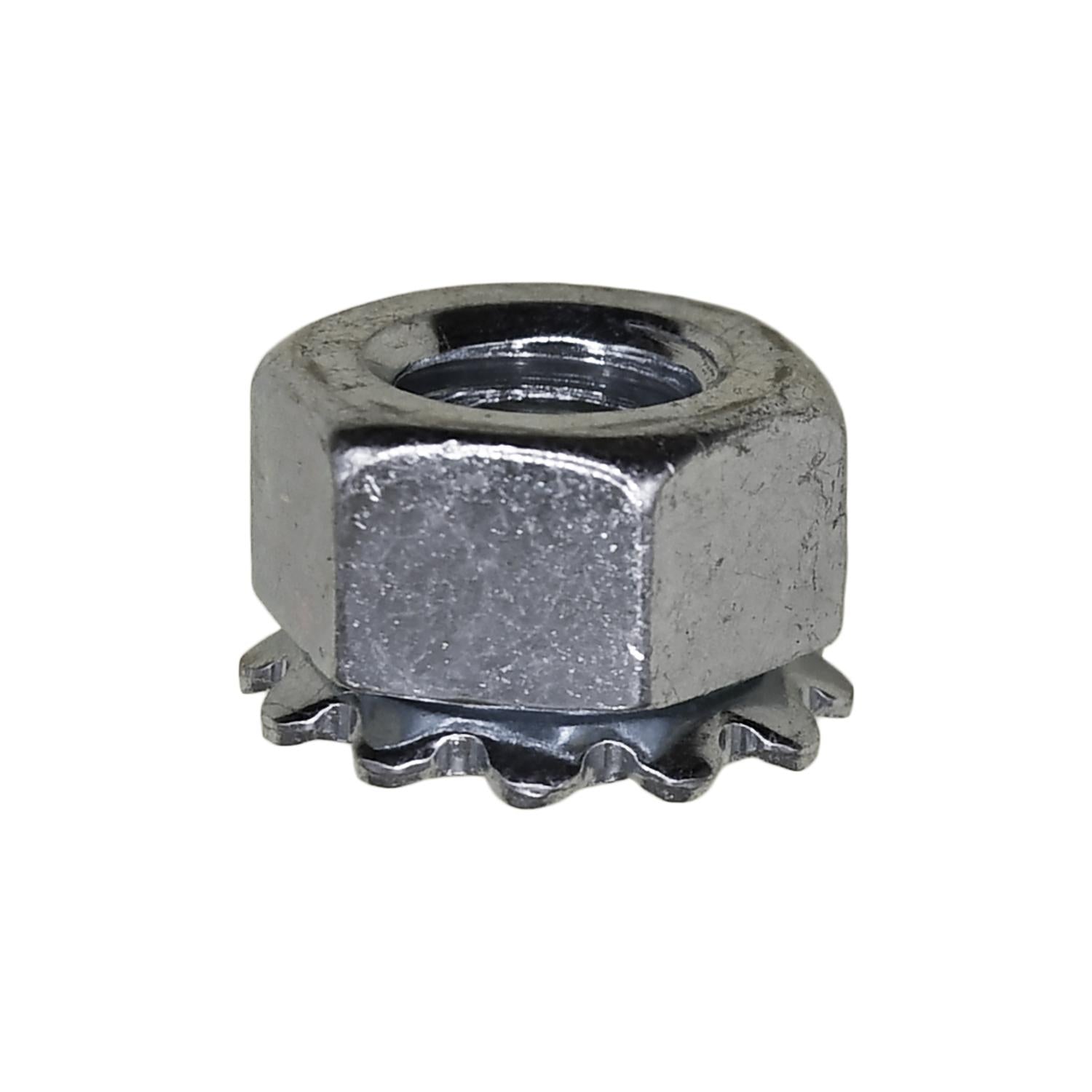 Auveco No. 3498 5/16"-18 Hex Keps Nut Zinc, Quantity - 100