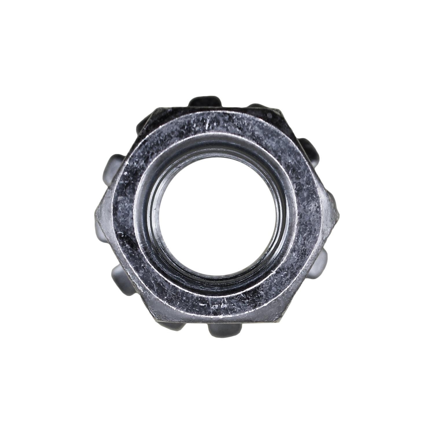 Auveco No. 3500 3/8"-16 Hex Keps Nut Zinc, Quantity - 100