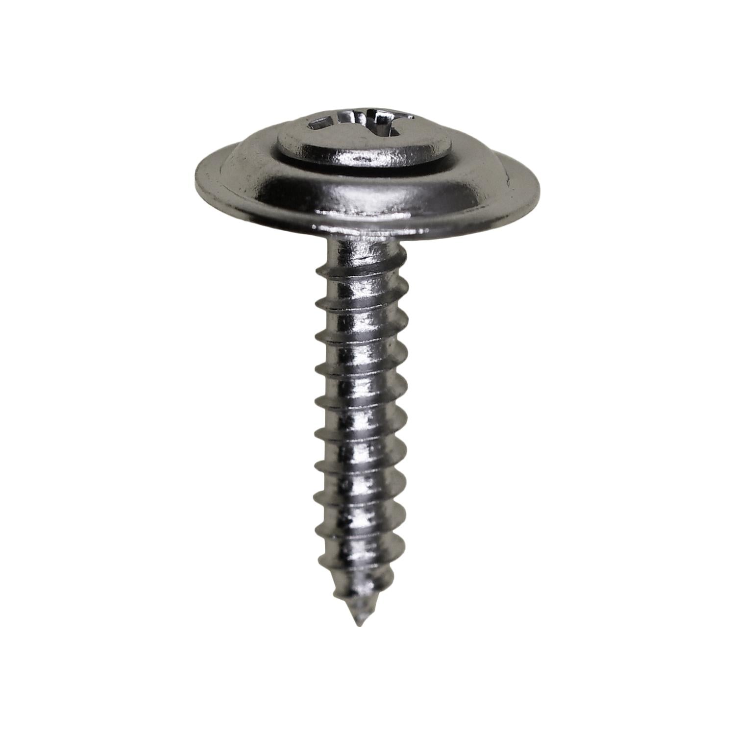 Auveco No. 3538 6 X 3/4" Phillips Oval SEMS Cntrsnk Washer Tapping Screw, Quantity - 100